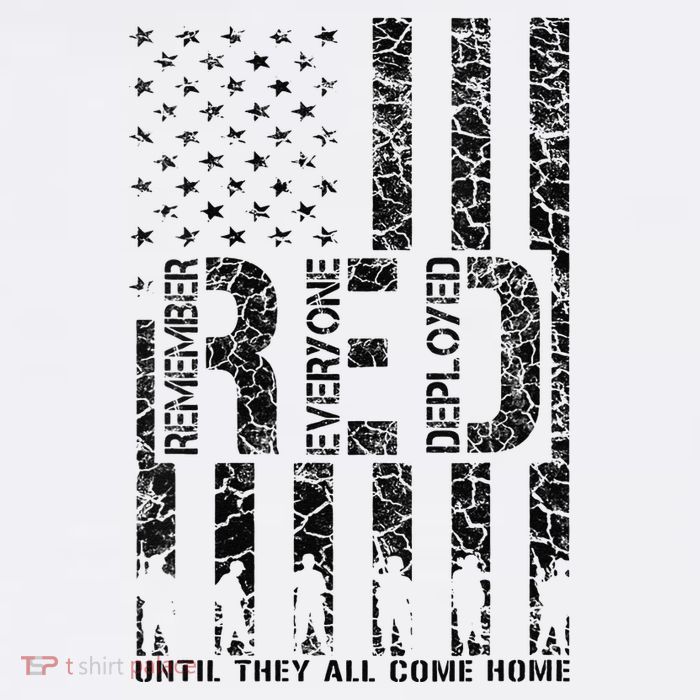 Red Friday Military Veteran Remember Everyone Deployed Youth Performance Sprint T-Shirt