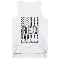 Red Friday Military Veteran Remember Everyone Deployed Tank Top