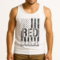 Red Friday Military Veteran Remember Everyone Deployed Tank Top