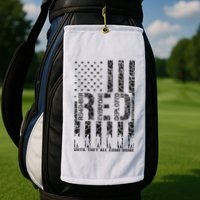 Red Friday Military Veteran Remember Everyone Deployed Golf Towel