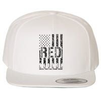 Red Friday Military Veteran Remember Everyone Deployed Wool Snapback Cap