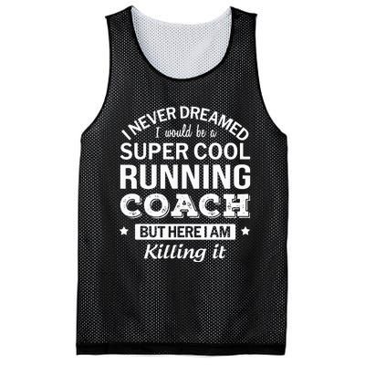 Running For Mom Marathoner Runner Coach Racing Mesh Reversible Basketball Jersey Tank