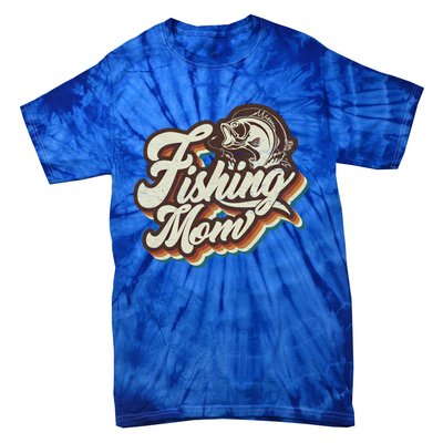 Retro Fishing Mom Sports Mama Mothers Day Gift Tie-Dye T-Shirt