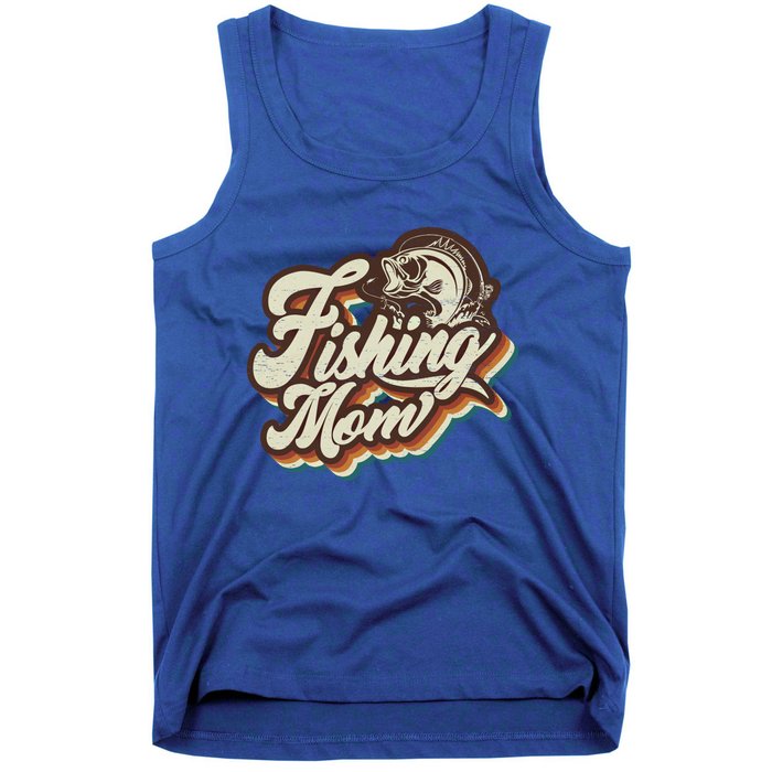 Retro Fishing Mom Sports Mama Mothers Day Gift Tank Top