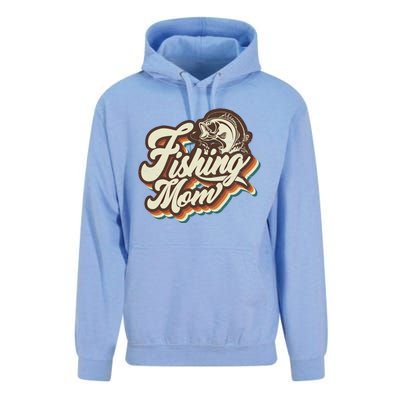 Retro Fishing Mom Sports Mama Mothers Day Gift Unisex Surf Hoodie