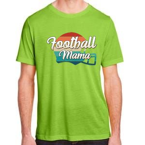 Retro Football Mama Helmet Coach Player Mom Team Cool Gift Adult ChromaSoft Performance T-Shirt