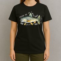 Retro Follow Me And I Will Make You Fishers Of Man Christian T-Shirt