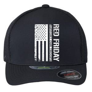 Red Friday Military Remember Everyone Deployed Flexfit Unipanel Trucker Cap