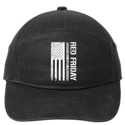 Red Friday Military Remember Everyone Deployed 7-Panel Snapback Hat