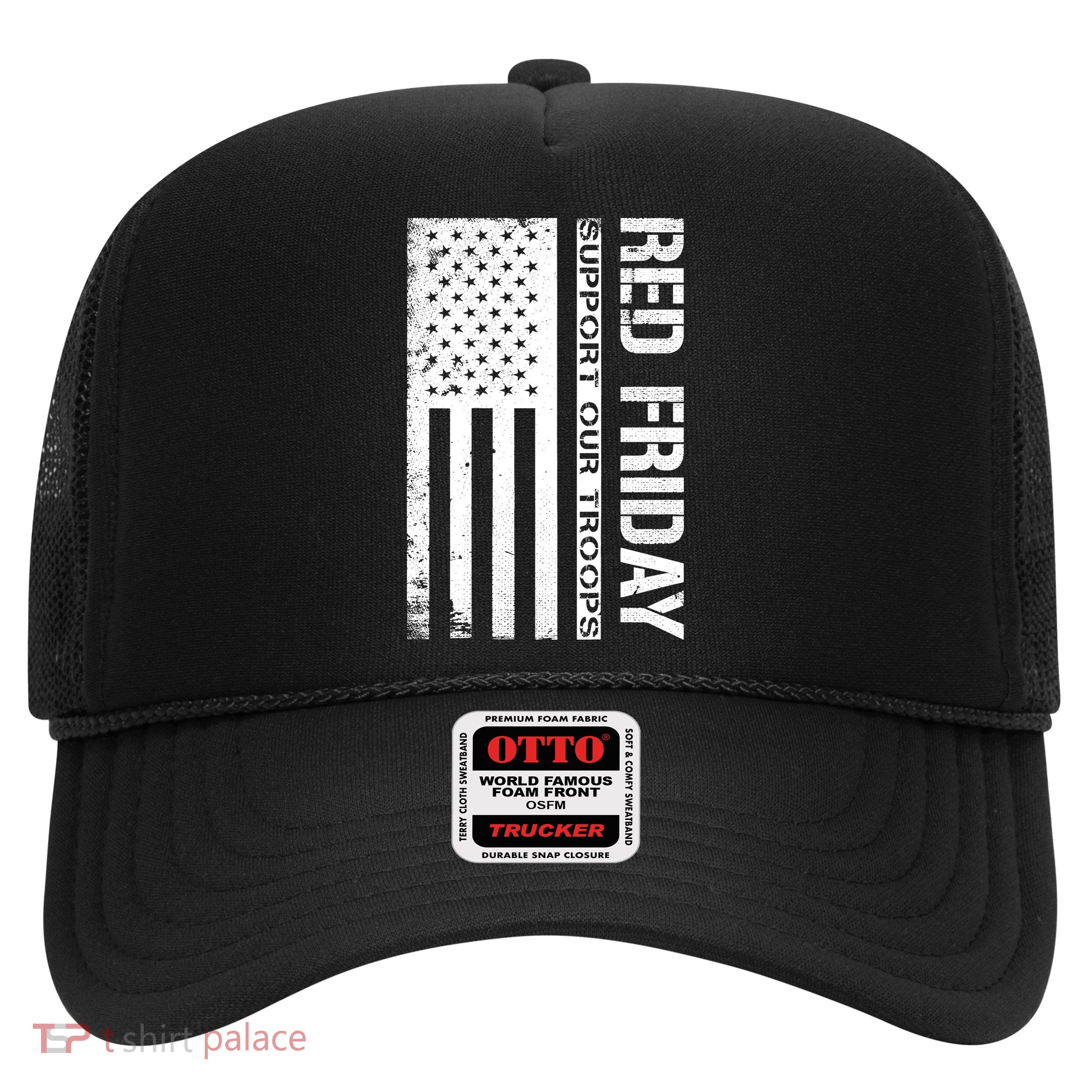 Red Friday Military Remember Everyone Deployed Trucker Hat