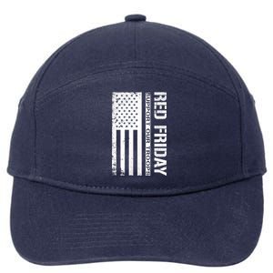 Red Friday Military Remember Everyone Deployed 7-Panel Snapback Hat