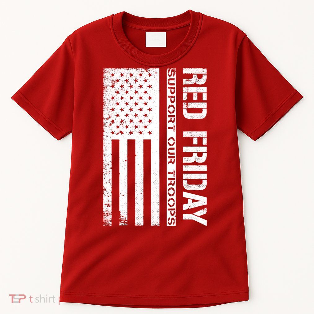 Red Friday Military Remember Everyone Deployed Tall T-Shirt