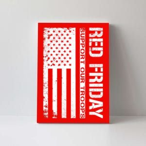 Red Friday Military Remember Everyone Deployed Canvas