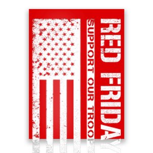 Red Friday Military Remember Everyone Deployed Poster