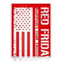 Red Friday Military Remember Everyone Deployed Poster