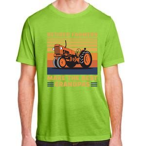 Retired Farmers Make The Best Grandpas Gift Adult ChromaSoft Performance T-Shirt