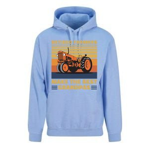 Retired Farmers Make The Best Grandpas Gift Unisex Surf Hoodie