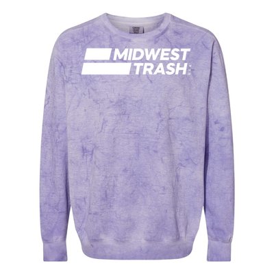 Real Friends Midwest Trash Logo Colorblast Crewneck Sweatshirt