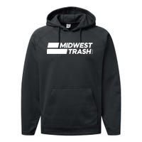 Real Friends Midwest Trash Logo Performance Fleece Hoodie