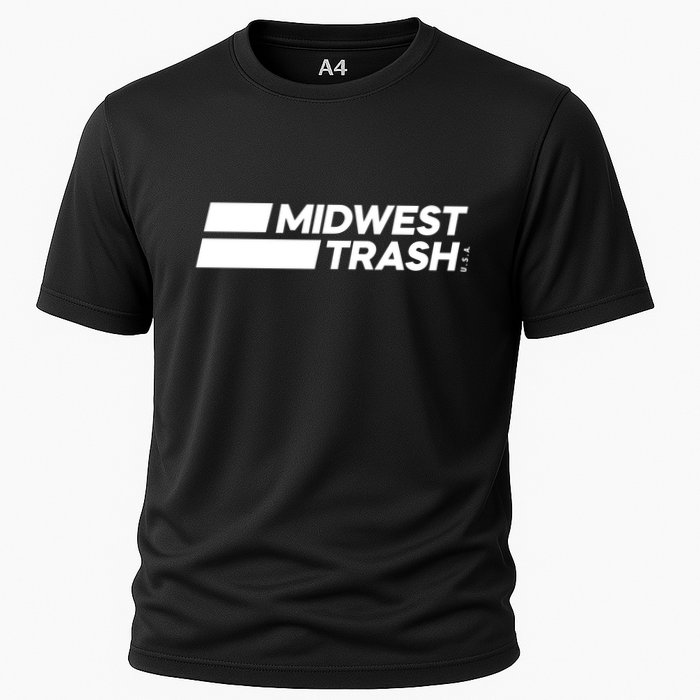 Real Friends Midwest Trash Logo Cooling Performance Crew T-Shirt