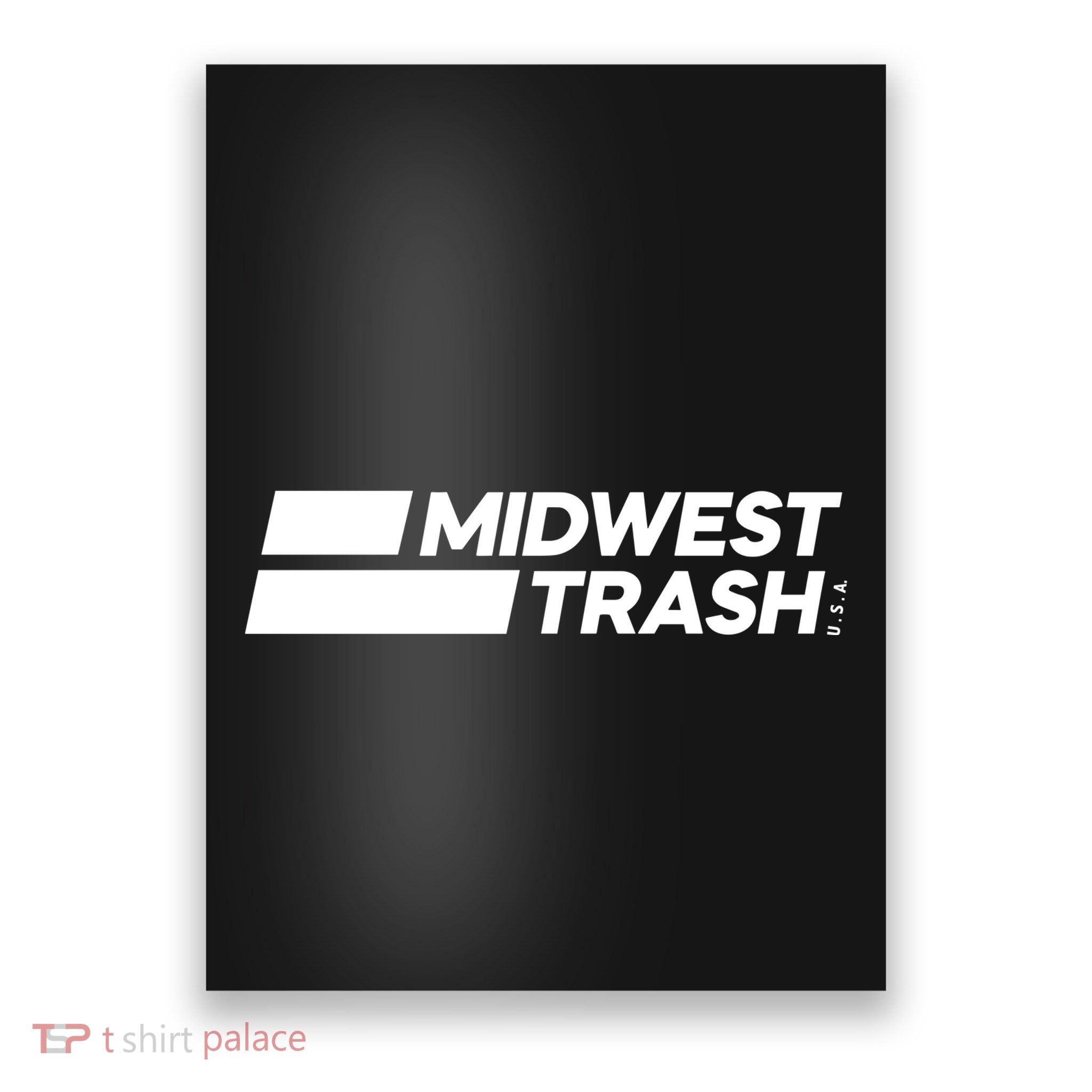 Real Friends Midwest Trash Logo Poster