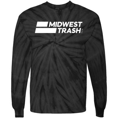 Real Friends Midwest Trash Logo Tie-Dye Long Sleeve Shirt