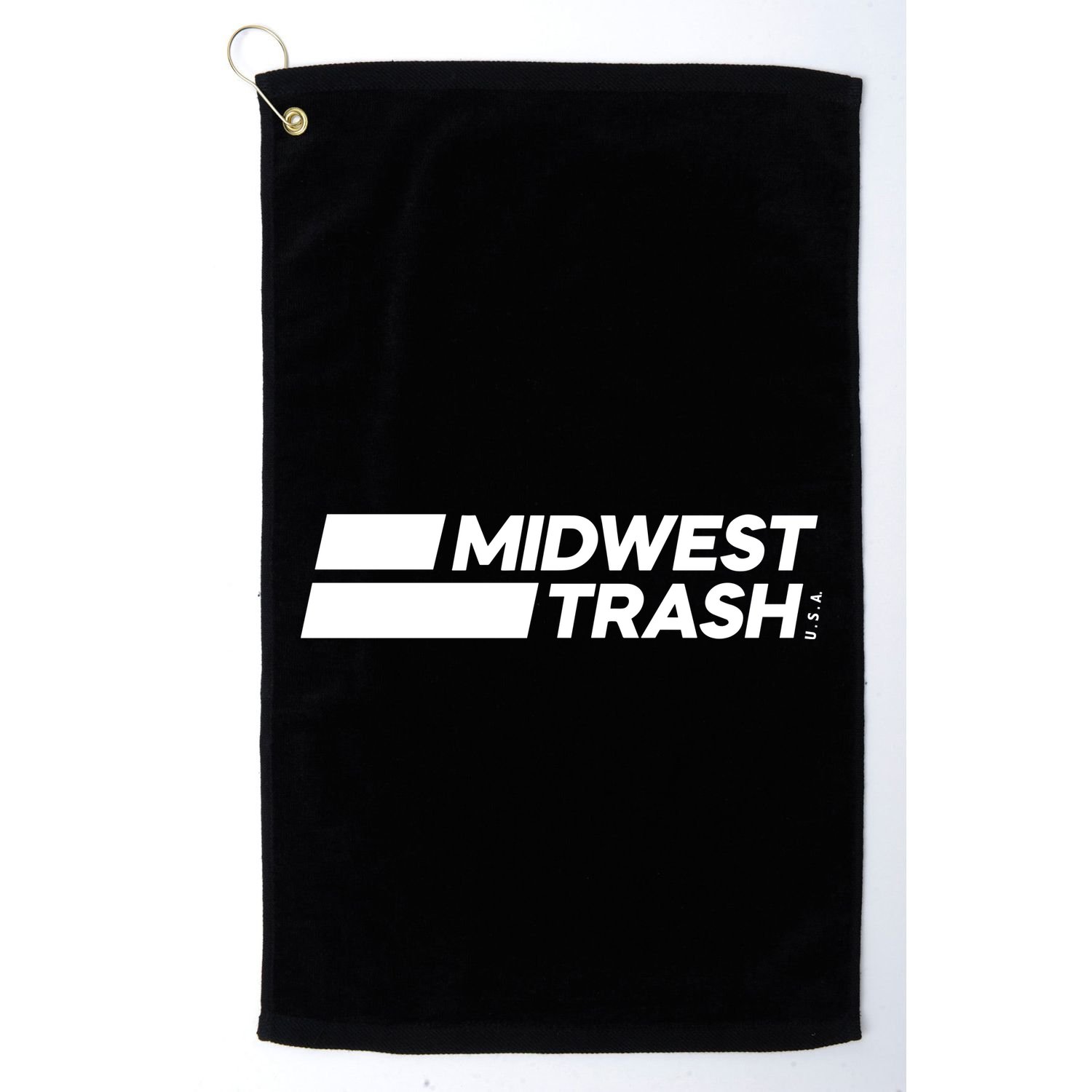 Real Friends Midwest Trash Logo Golf Towel