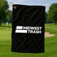 Real Friends Midwest Trash Logo Golf Towel