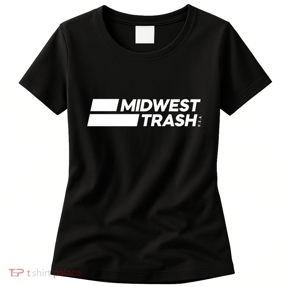Real Friends Midwest Trash Logo Womens T-Shirt