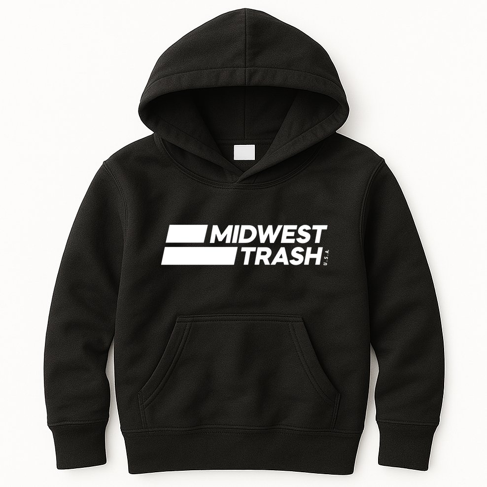 Real Friends Midwest Trash Logo Kids Hoodie