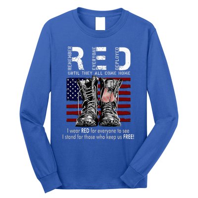 R.E.D Friday Military Remember Everyone Deployed Long Sleeve Shirt