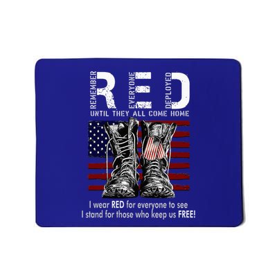 R.E.D Friday Military Remember Everyone Deployed Mousepad