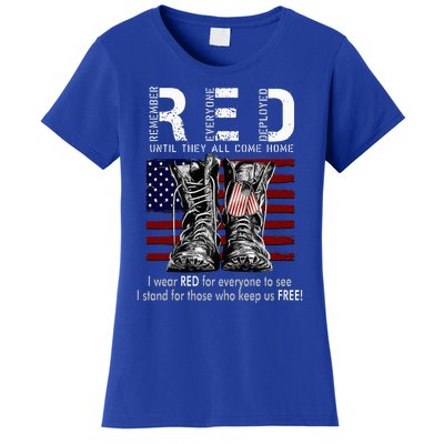 R.E.D Friday Military Remember Everyone Deployed Women's T-Shirt