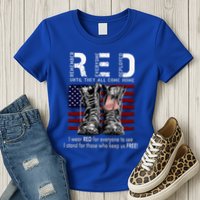 R.E.D Friday Military Remember Everyone Deployed Women's T-Shirt