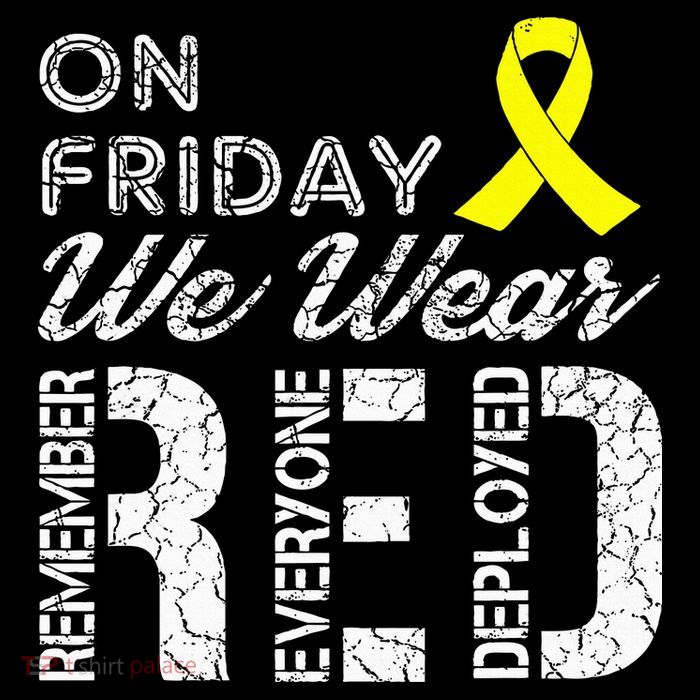 Red Friday Military R.E.D. On Friday We Wear Red Cooling Performance Long Sleeve Crew