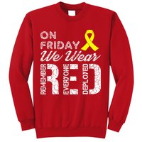Red Friday Military R.E.D. On Friday We Wear Red Sweatshirt