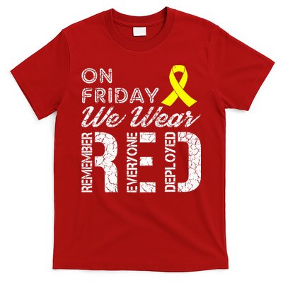 Red Friday Military R.E.D. On Friday We Wear Red T-Shirt