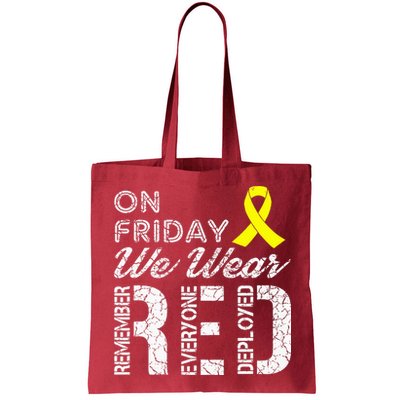 Red Friday Military R.E.D. On Friday We Wear Red Bag