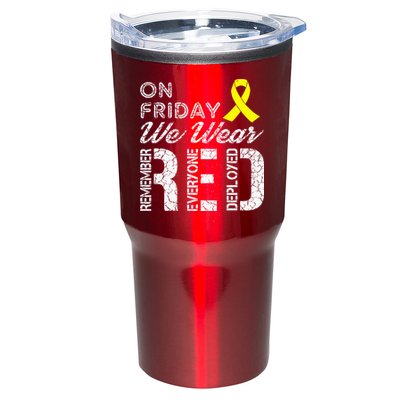 Red Friday Military R.E.D. On Friday We Wear Red Tumbler