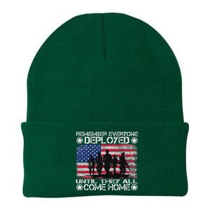 Red Friday Military Remember Everyone Deployed Knit Cap Winter Beanie