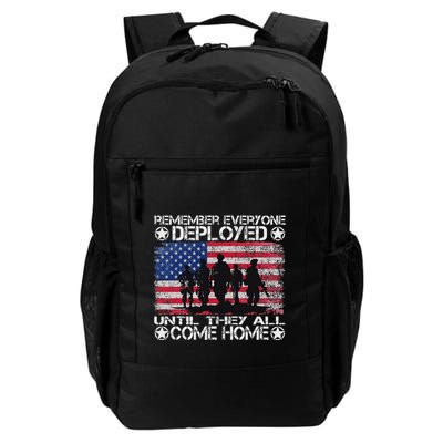 Red Friday Military Remember Everyone Deployed Daily Commute Backpack