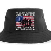 Red Friday Military Remember Everyone Deployed Sustainable Bucket Hat