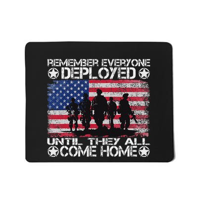 Red Friday Military Remember Everyone Deployed Mousepad