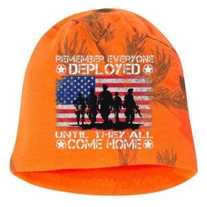 Red Friday Military Remember Everyone Deployed Kati - Camo Knit Beanie