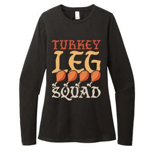 Ren Faire Medieval Turkey Leg Squad Cool Gift Womens CVC Long Sleeve Shirt