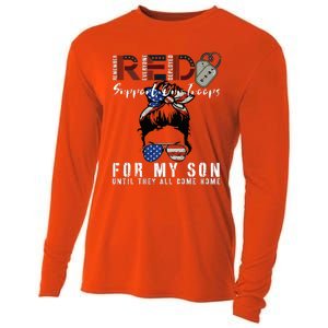 Red Friday Military I Wear Red For My Son Remember Everyone Cooling Performance Long Sleeve Crew