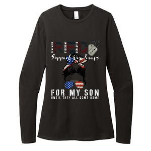 Red Friday Military I Wear Red For My Son Remember Everyone Womens CVC Long Sleeve Shirt