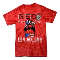 Red Friday Military I Wear Red For My Son Remember Everyone Tie-Dye T-Shirt