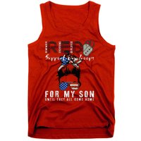 Red Friday Military I Wear Red For My Son Remember Everyone Tank Top