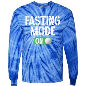 Ramadan Fasting Mode On Intermittent Fasting Activity Attire Cool Gift Tie-Dye Long Sleeve Shirt